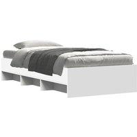 Berkfield Home Durable Bed Frame without Mattress White 90x190 cm Single Enginee