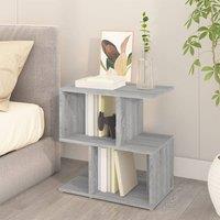 Berkfield Home Modern Bedside Cabinets 2 pcs Grey Sonoma 50x30x51.5 cm Engineere