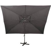 Berkfield Home Durable Cantilever Garden Parasol with Double Top Anthracite 400x in Charcoal