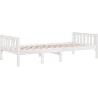 Berkfield Home Durable Children's Bed without Mattress White 90x200 cm Solid Woo