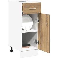 Berkfield Home Durable Drawer Bottom Cabinet Artisan Oak 30x46x81.5 cm Engineere in Brown