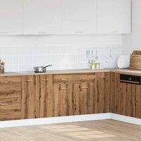 Berkfield Home Durable Drawer Bottom Cabinet Lyon Artisan Oak 80x46x81.5 cm Engi in Brown