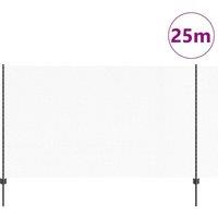Berkfield Home Modern Fence Posts 22 pcs U-Channel Grey 140 cm Steel, Hexagon Fe