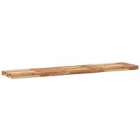 Berkfield Home Compact Floating Shelves 2 pcs 160x30x4 cm Oil Finished Solid Woo in Brown | Size: 160 x 30 x 4 cm