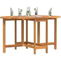 Berkfield Home Stunning Folding Butterfly Garden Table 110x60x72 cm Solid Wood A in Brown | Size: 110 x 60 x 72 cm
