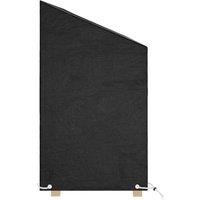 Berkfield Home Durable Garden Bench Covers 2 pcs 8 Eyelets 190x70x70/88 cm Polye in Black