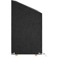 Berkfield Home Durable Garden Bench Covers 2 pcs 8 Eyelets 130x70x70/88 cm Polye in Black