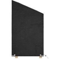Berkfield Home Durable Garden Bench Covers 2 pcs 12 Eyelets 210x70x70/88 cm Poly in Black
