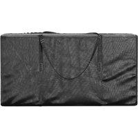 Berkfield Home Durable Garden Cushion Storage Bags 2 pcs Black 150x75x75 cm Poly | Size: 150 x 75 x 75 cm