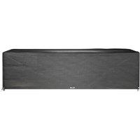 Berkfield Home Durable Garden Furniture Covers 2 pcs 16 Eyelets 325x205x90 cm Re in Black | Size: 325 x 205 x 90 cm