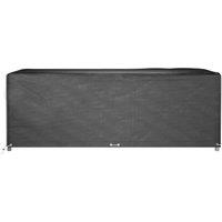 Berkfield Home Durable Garden Furniture Covers 2 pcs 12 Eyelets 270x180x90 cm Re in Black | Size: 270 x 180 x 90 cm