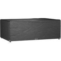 Berkfield Home Durable Garden Furniture Covers 2 pcs 12 Eyelets 213x132x75 cm Re in Black | Size: 213 x 132 x 75 cm