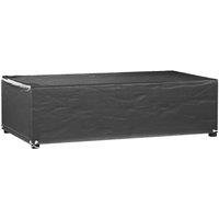 Berkfield Home Durable Garden Furniture Covers 2 pcs 8 Eyelets 125x70x35 cm Rect in Black | Size: 125 x 70 x 35 cm