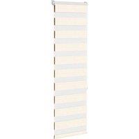Berkfield Home Elegant Zebra Blind Marble Beige 45x150 cm Fabric Width 40.9 cm P