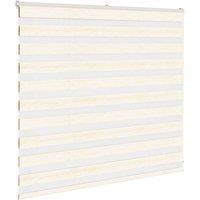 Berkfield Home Elegant Zebra Blind Marble Beige 155x100 cm Fabric Width 150.9 cm