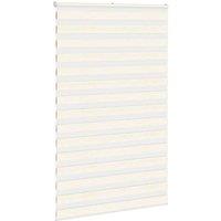Berkfield Home Elegant Zebra Blind Marble Beige 145x200 cm Fabric Width 140.9 cm