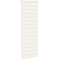 Berkfield Home Elegant Zebra Blind Marble Beige 90x200 cm Fabric Width 85.9 cm P