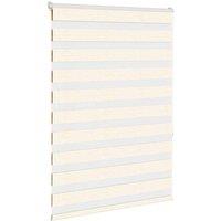 Berkfield Home Elegant Zebra Blind Marble Beige 95x150 cm Fabric Width 90.9 cm P