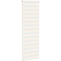 Berkfield Home Elegant Zebra Blind Marble Beige 80x200 cm Fabric Width 75.9 cm P