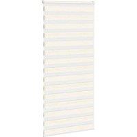 Berkfield Home Elegant Zebra Blind Marble Beige 115x200 cm Fabric Width 110.9 cm