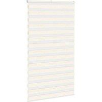 Berkfield Home Elegant Zebra Blind Marble Beige 120x200 cm Fabric Width 115.9 cm