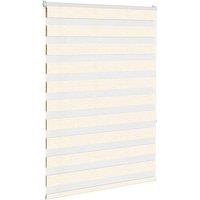 Berkfield Home Elegant Zebra Blind Marble Beige 110x150 cm Fabric Width 105.9 cm