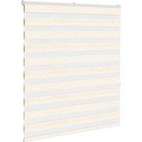 Berkfield Home Elegant Zebra Blind Marble Beige 120x150 cm Fabric Width 115.9 cm