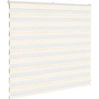 Berkfield Home Elegant Zebra Blind Marble Beige 160x100 cm Fabric Width 155.9 cm