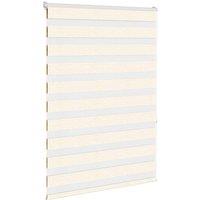 Berkfield Home Elegant Zebra Blind Marble Beige 105x150 cm Fabric Width 100.9 cm