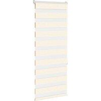 Berkfield Home Elegant Zebra Blind Marble Beige 60x150 cm Fabric Width 55.9 cm P