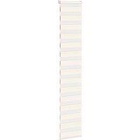 Berkfield Home Elegant Zebra Blind Marble Beige 50x200 cm Fabric Width 45.9 cm P