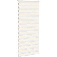 Berkfield Home Elegant Zebra Blind Marble Beige 110x200 cm Fabric Width 105.9 cm