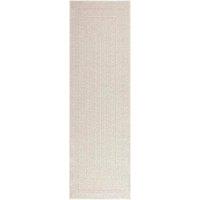 Berkfield Home Rug ZIZUR Cream 80x250 cm Jute Look Indoor & Outdoor | Size: Medium