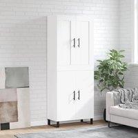 Berkfield Home Highboard White 69.5x34x180 cm Engineered Wood