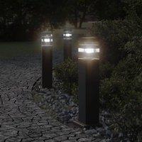 Berkfield Home Outdoor Floor Lamp Black 50 cm Aluminium