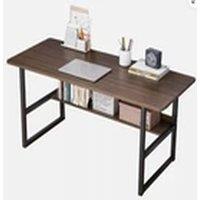 EONLION Brown Computer Desk Laptop Study Table Home Office Workstation