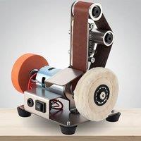 Ventryn Mini Electric Belt Sander Grinder DIY Polishing Sanding Tool Kit