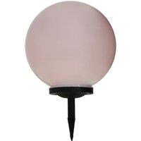 Berkfield Home Outdoor Solar Lamp LED Spherical 40 cm RGB in White