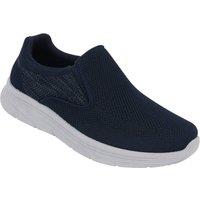 Pegasus Men's Wide Fit Slip-On Trainers - Lightweight Sport & Outdoor Shoes with in Navy | Size: 8