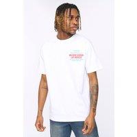 Kings Will Dream Men's Melrose 100% Heavyweight Cotton Relaxed Fit Graphic T-Shirt in White | Size: Large