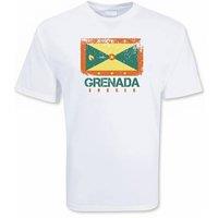 Grenada Men's Mens Soccer T-Shirt in White | Size: 2XL