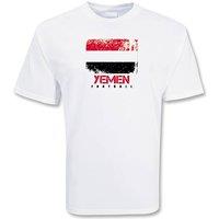 Yemen Men's Mens Football T-Shirt in White | Size: Small