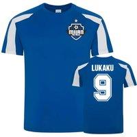 Inter Milan Men's Mens Romelu Lukaku Sports Training Jersey in Blue | Size: Medium