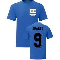 Uruguay Men's Mens Luis Suarez National Hero Tee in Blue | Size: XL