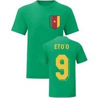 Cameroon Men's Mens Samuel Eto'O National Hero Tee in Green | Size: Medium