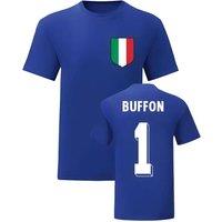 Italy Men's Mens Gianluigi Buffon National Hero Tee'S in Blue | Size: Small