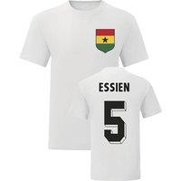 Ghana Men's Mens Michael Essien National Hero Tee in White | Size: XL