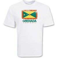 Grenada Men's Mens Football T-Shirt in White | Size: XL