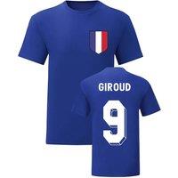 France Men's Mens Olivier Giroud National Hero Tee'S in Blue | Size: 2XL