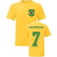 Brazil Men's Mens Garrincha National Hero Tee'S in Yellow | Size: Large